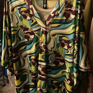 Vibrant Floral Women's Top